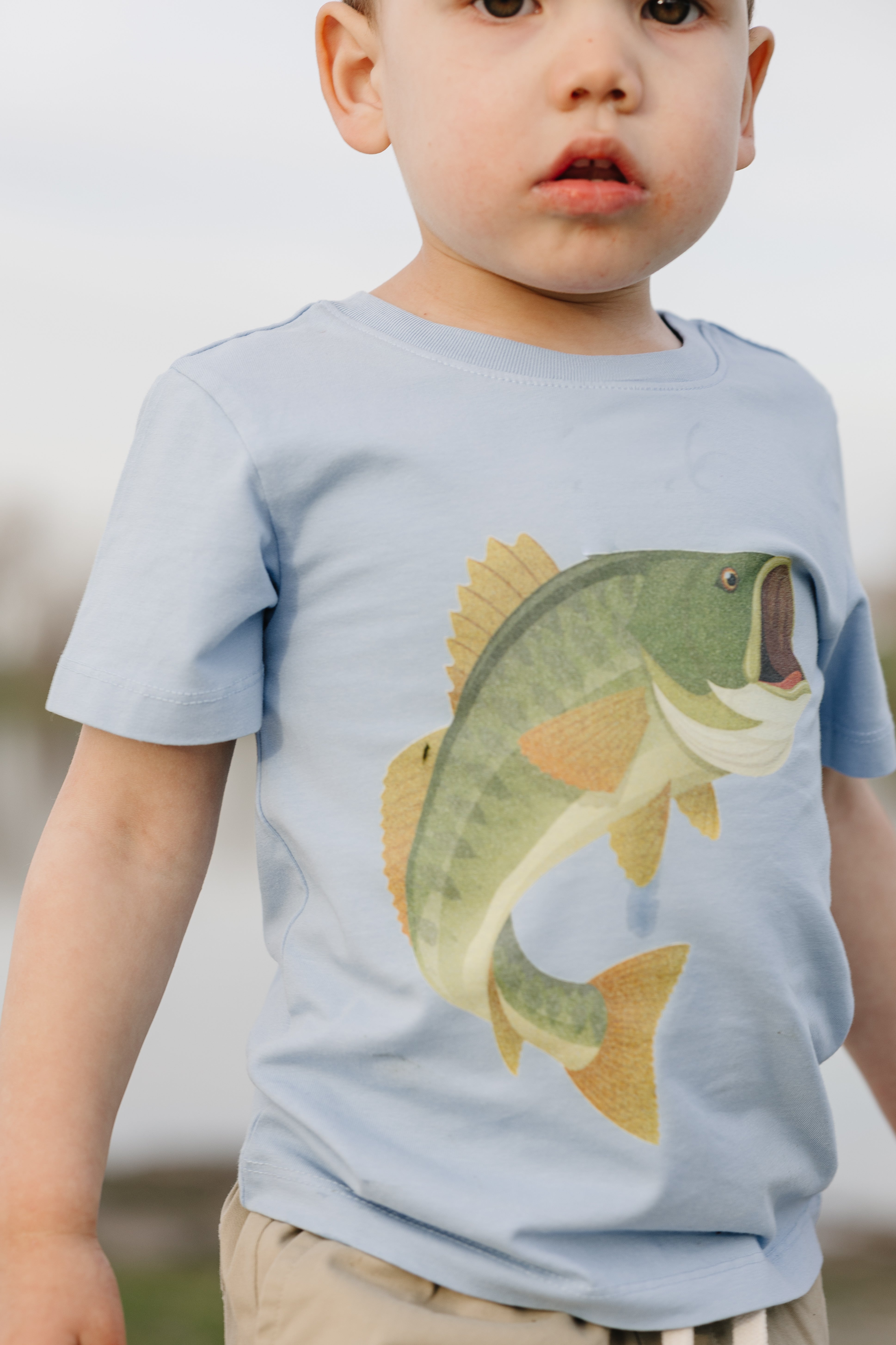 Monterey Organic Fish Tee For Boys & Toddlers