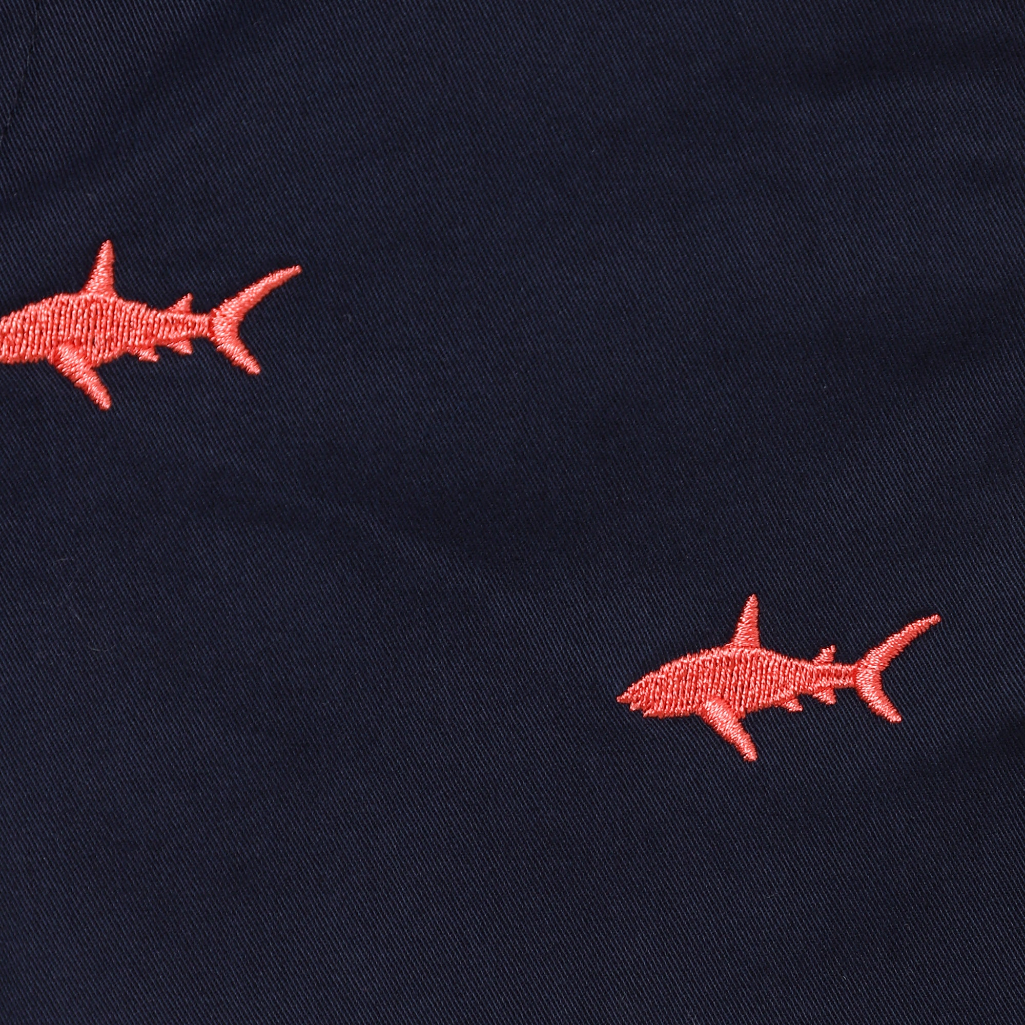 Coopers Embroidered Shark Chino Shorts