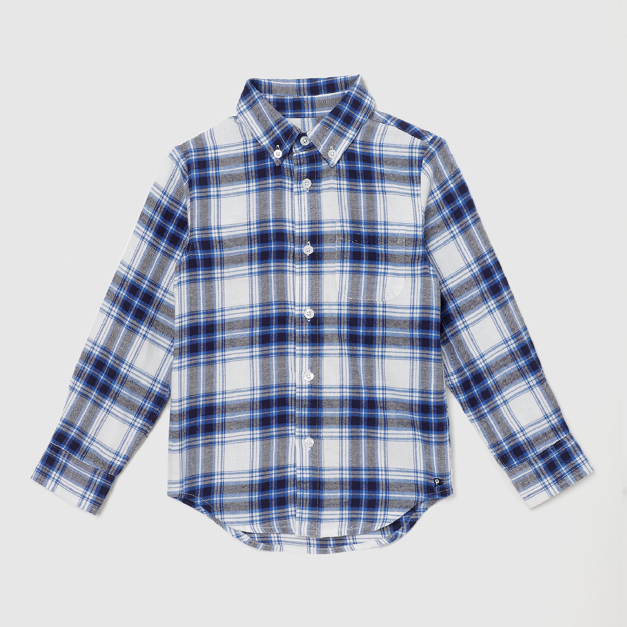Kensington Blue/Grey Button Down Shirt