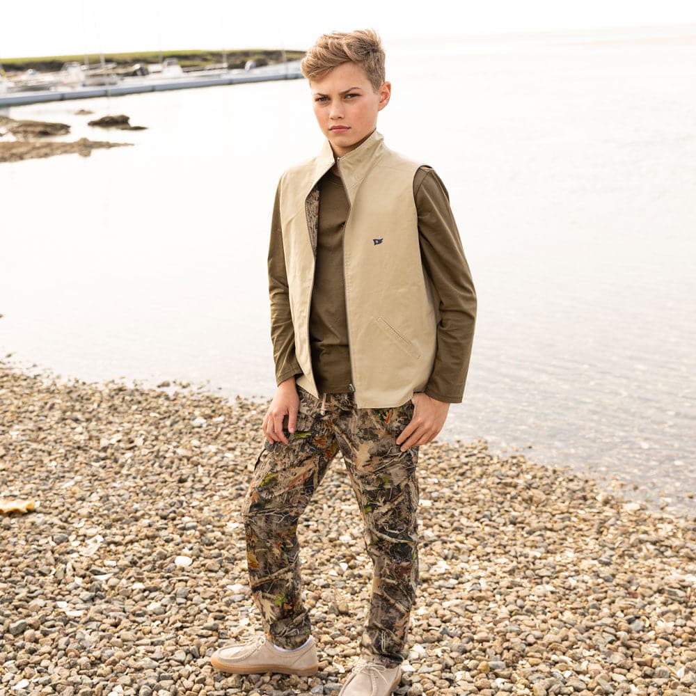 Boys wearing Berkshire Camo Pants – Comfortable, Durable, Adjustable Fit for Toddlers and Boys