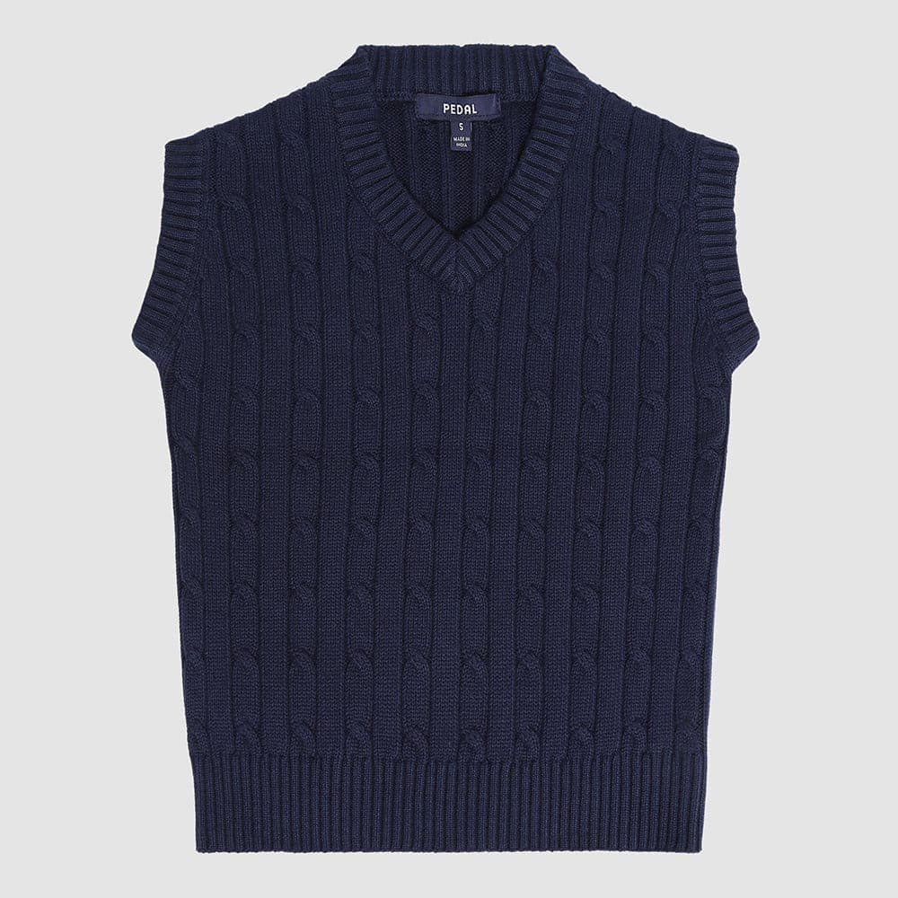 Darby Cable Knit Vest