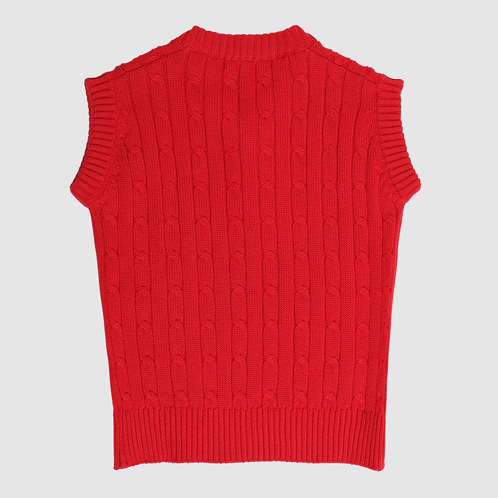 Darby Cable Knit Vest