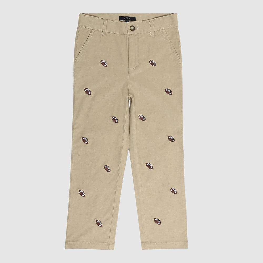 Newport Embroidered Football Chino Pant