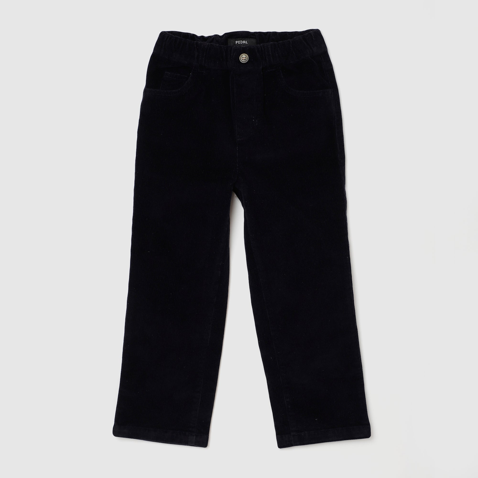 Toddler Cape Cod Corduroy Pants Black – Tailored Fit, Adjustable Waist, Soft Stretch Cotton for School & Play