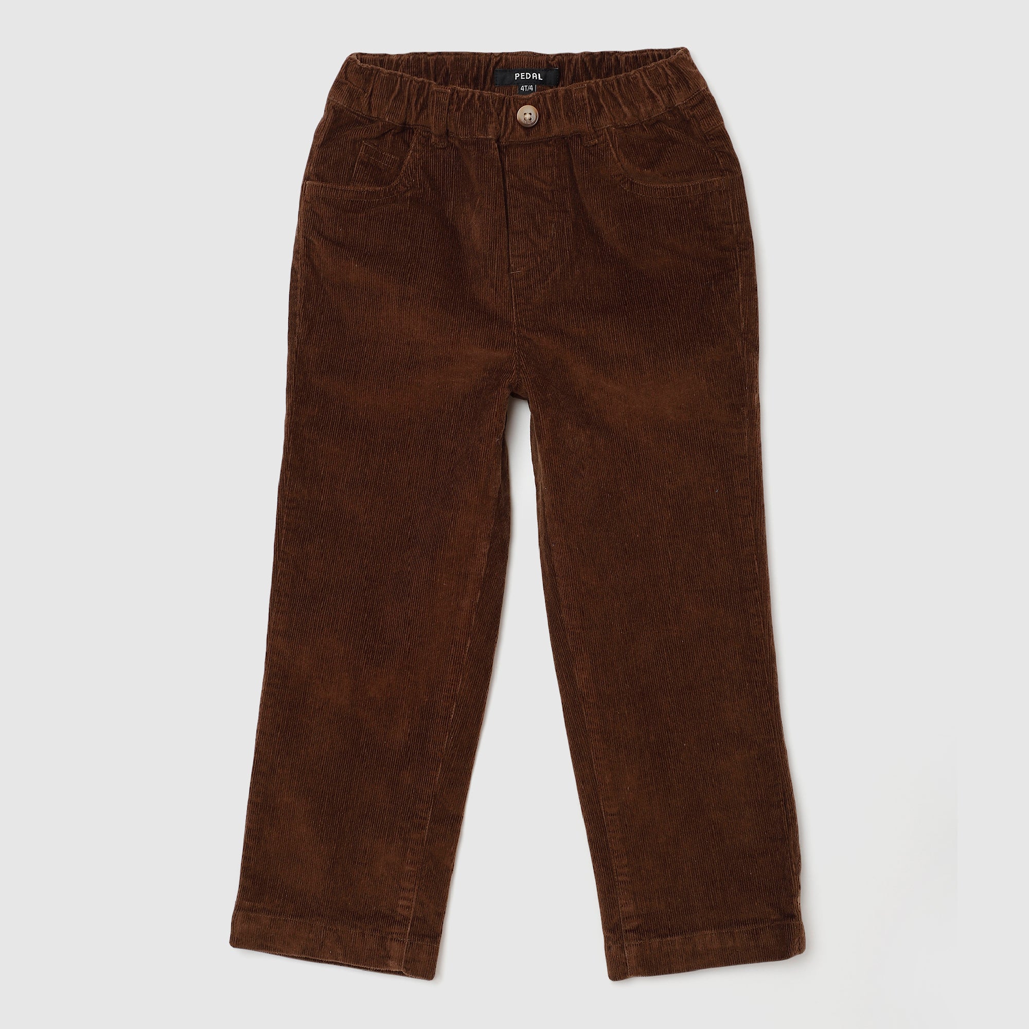 Toddler Cape Cod Corduroy Pants Bronze– Tailored Fit, Adjustable Waist, Soft Stretch Cotton for School & Play