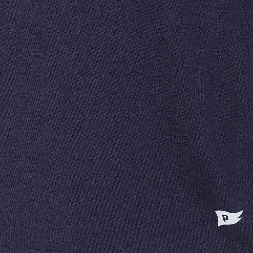 Boys' and toddler Astor 1/4 zip pullover in blue with flag logo, perfect for layering and cooler weather