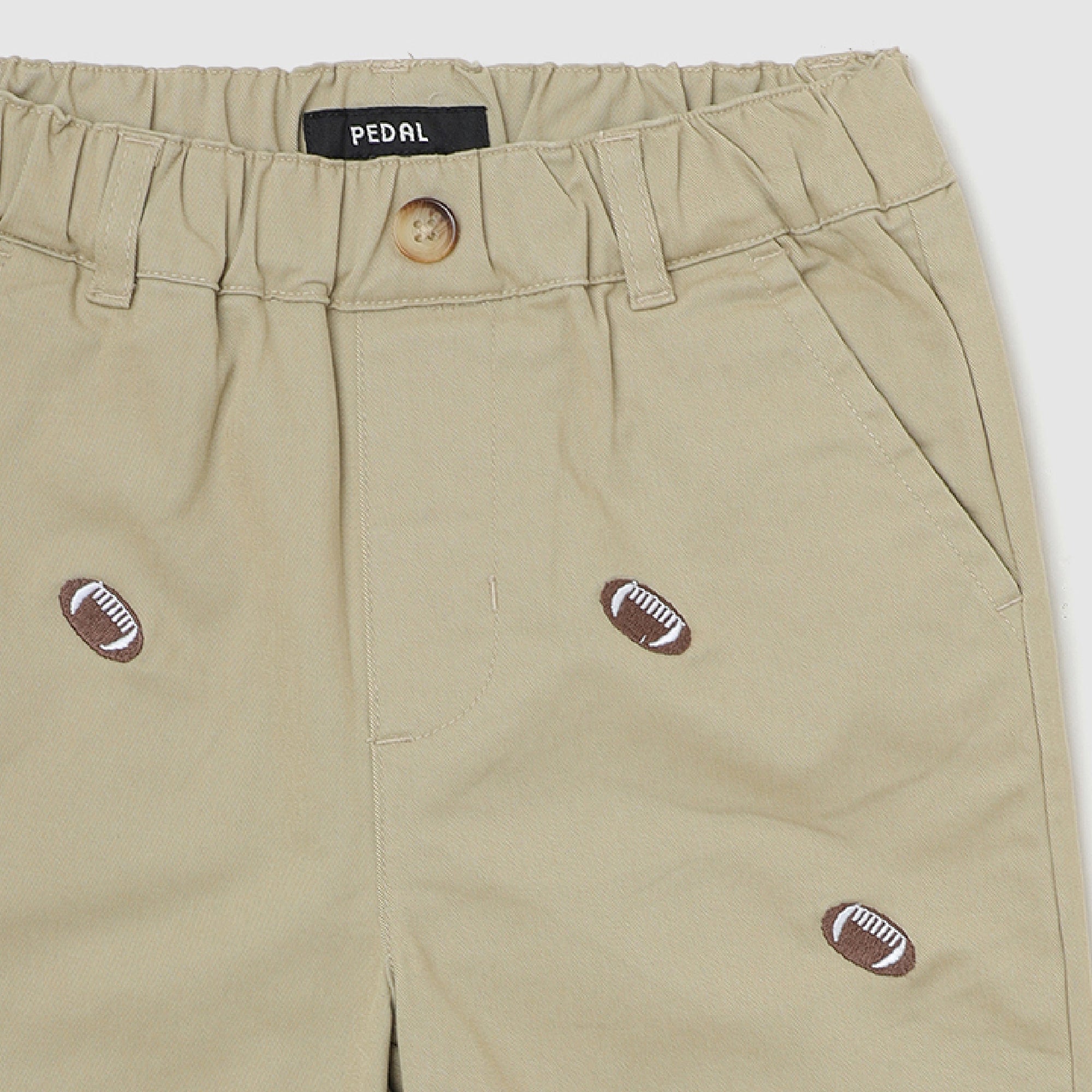 Newport Embroidered Football Chino Toddler Pant