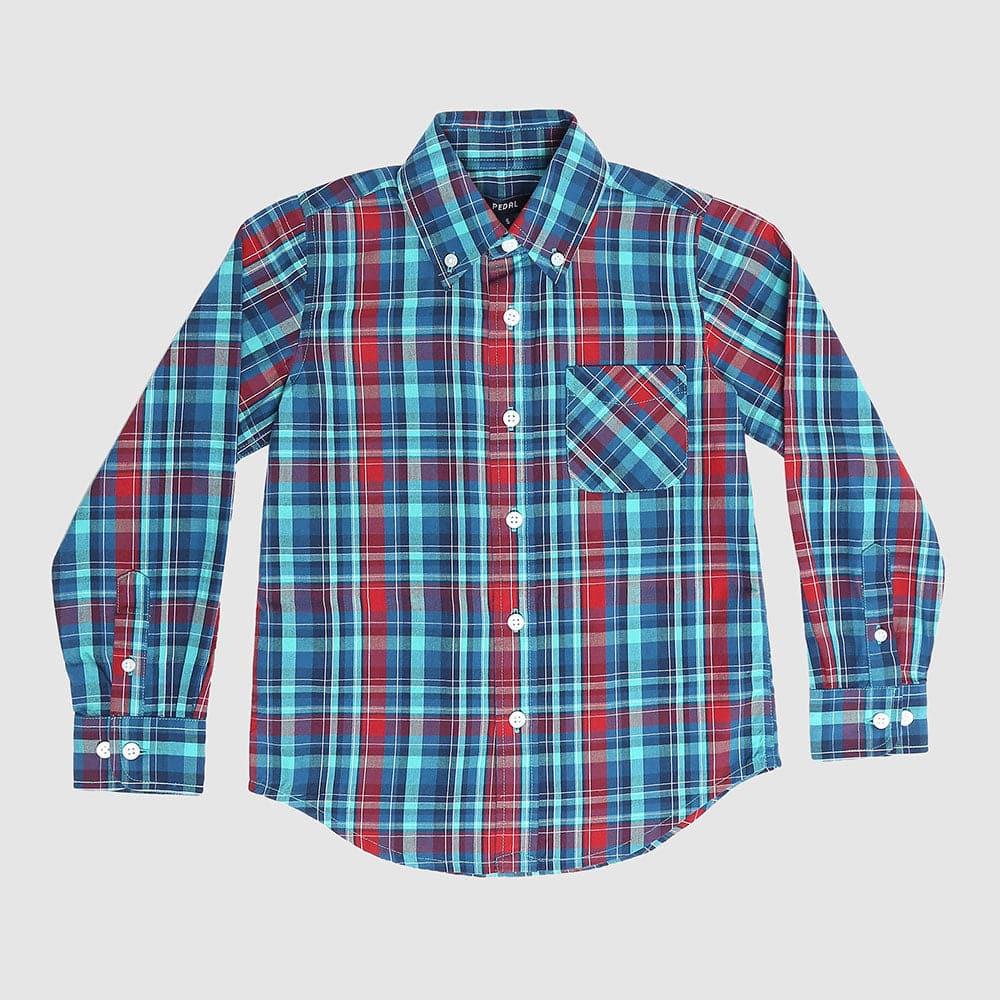 Kensington Green / Red Button Down Shirt