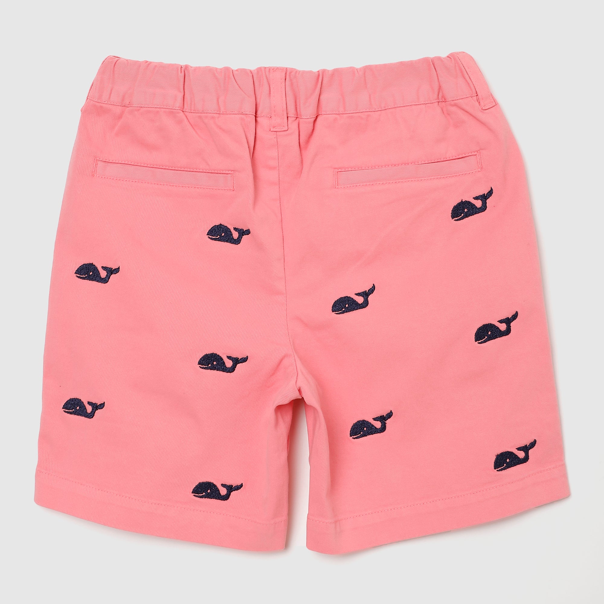 Coopers Embroidered Whale Chino Toddler Shorts