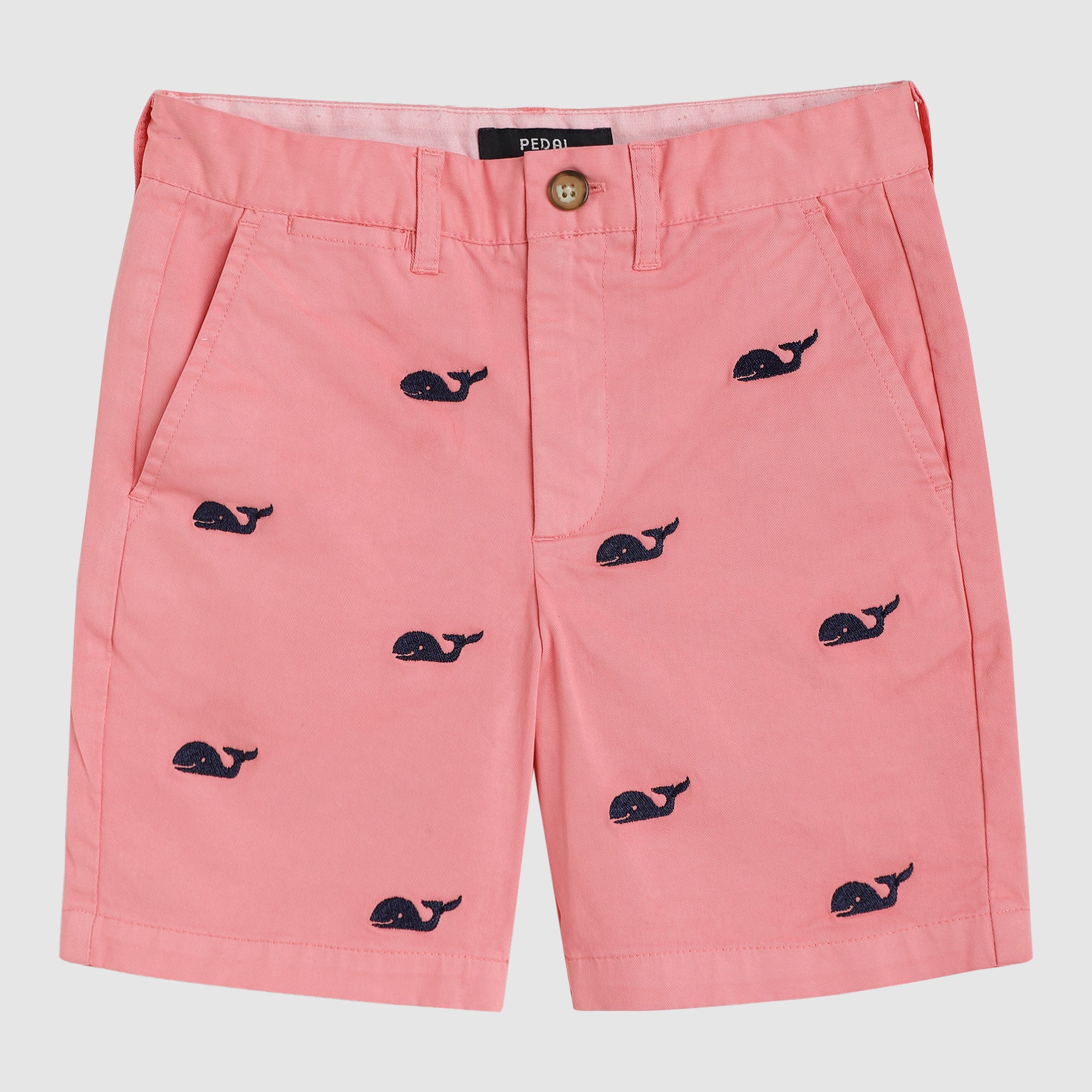 Coopers Embroidered Whale Chino Shorts