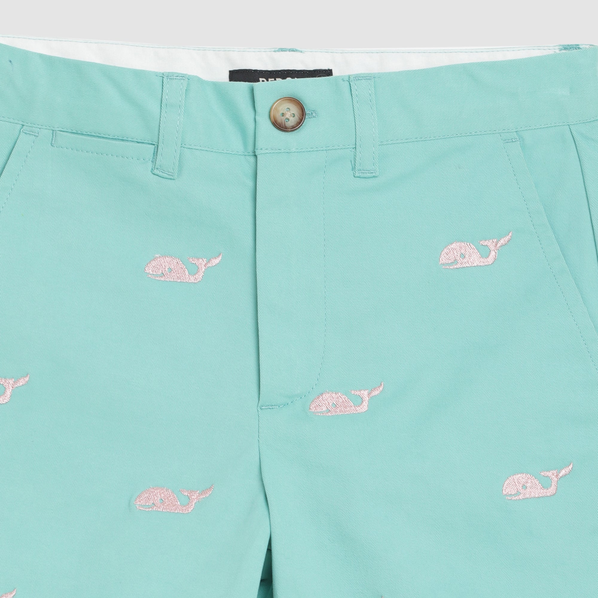 Coopers Embroidered Whale Chino Shorts