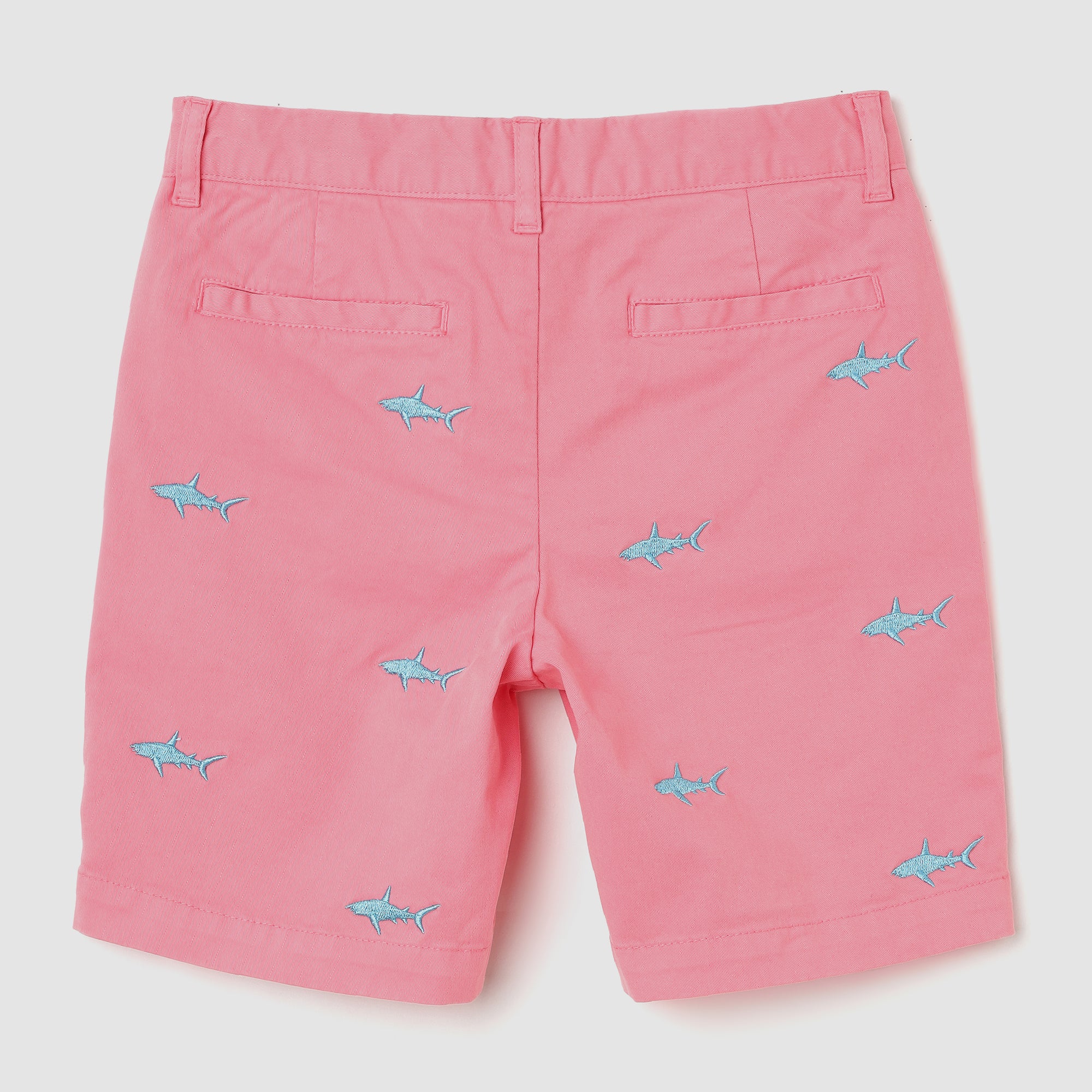 Coopers Embroidered Shark Chino Shorts