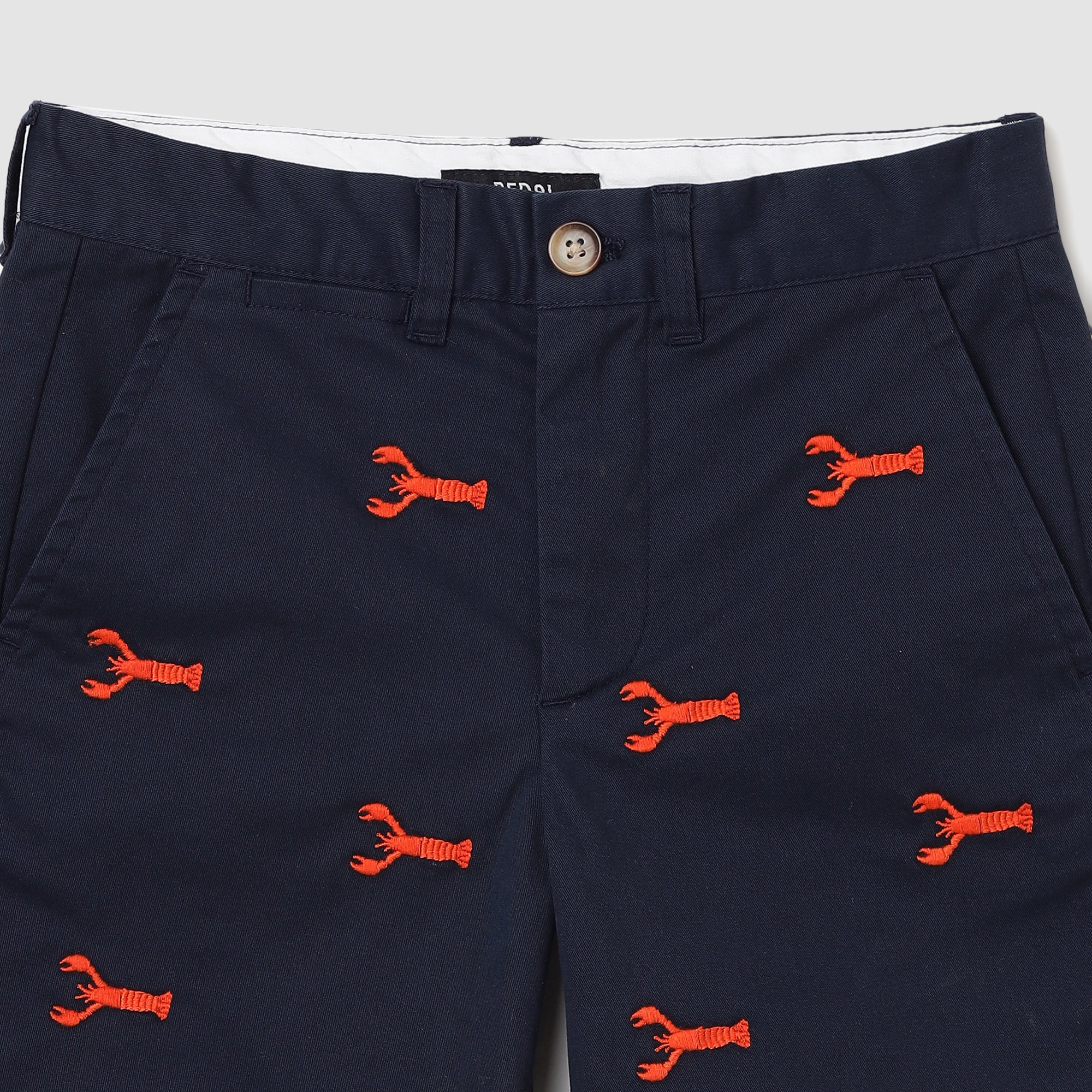 Coopers Embroidered Lobster Chino Shorts