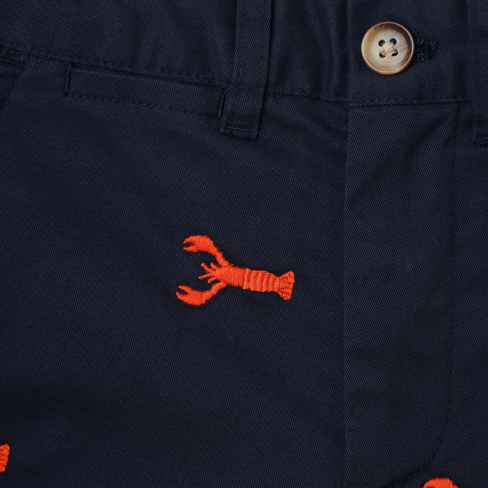 Coopers Embroidered Lobster Chino Shorts