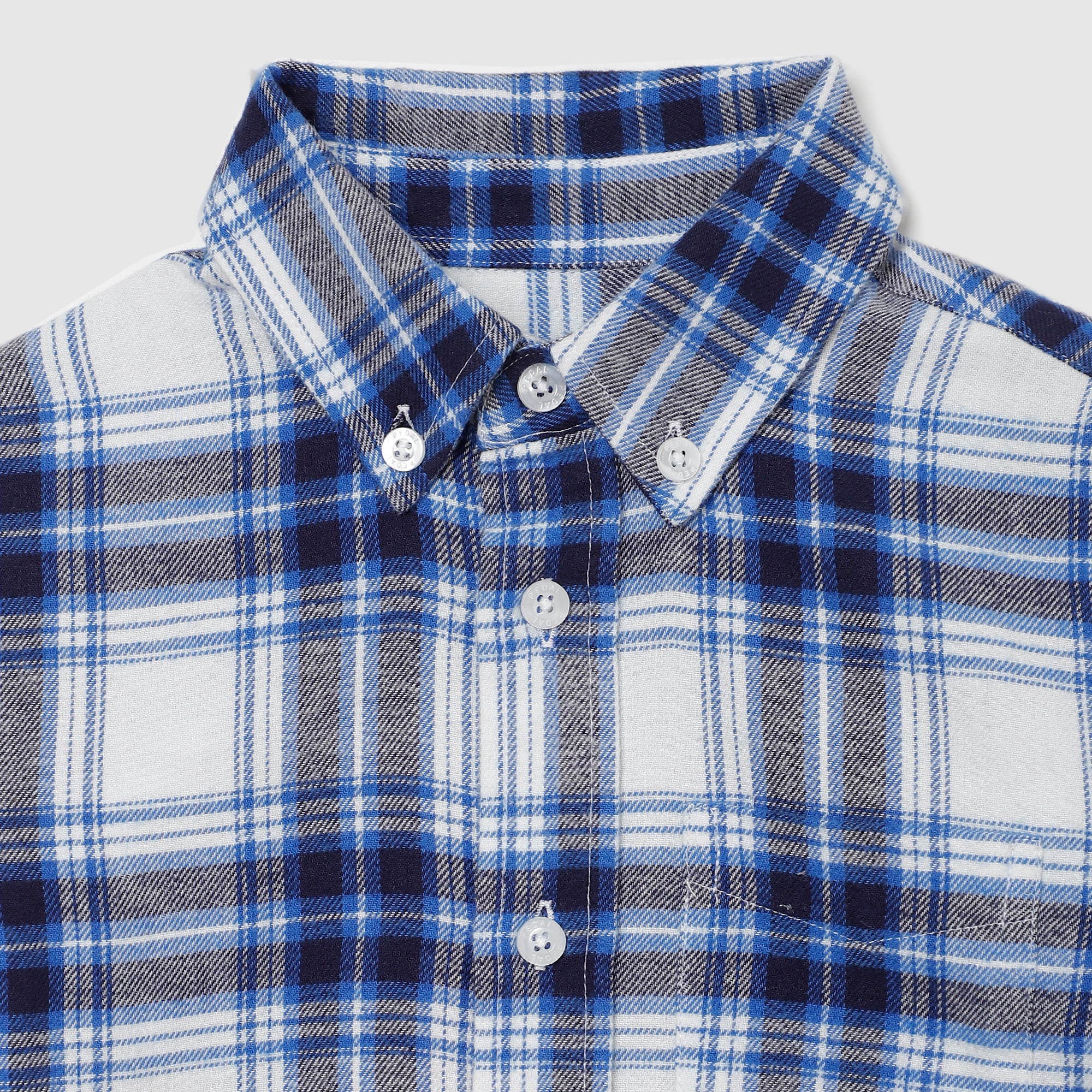 Kensington Blue/Grey Button Down Shirt