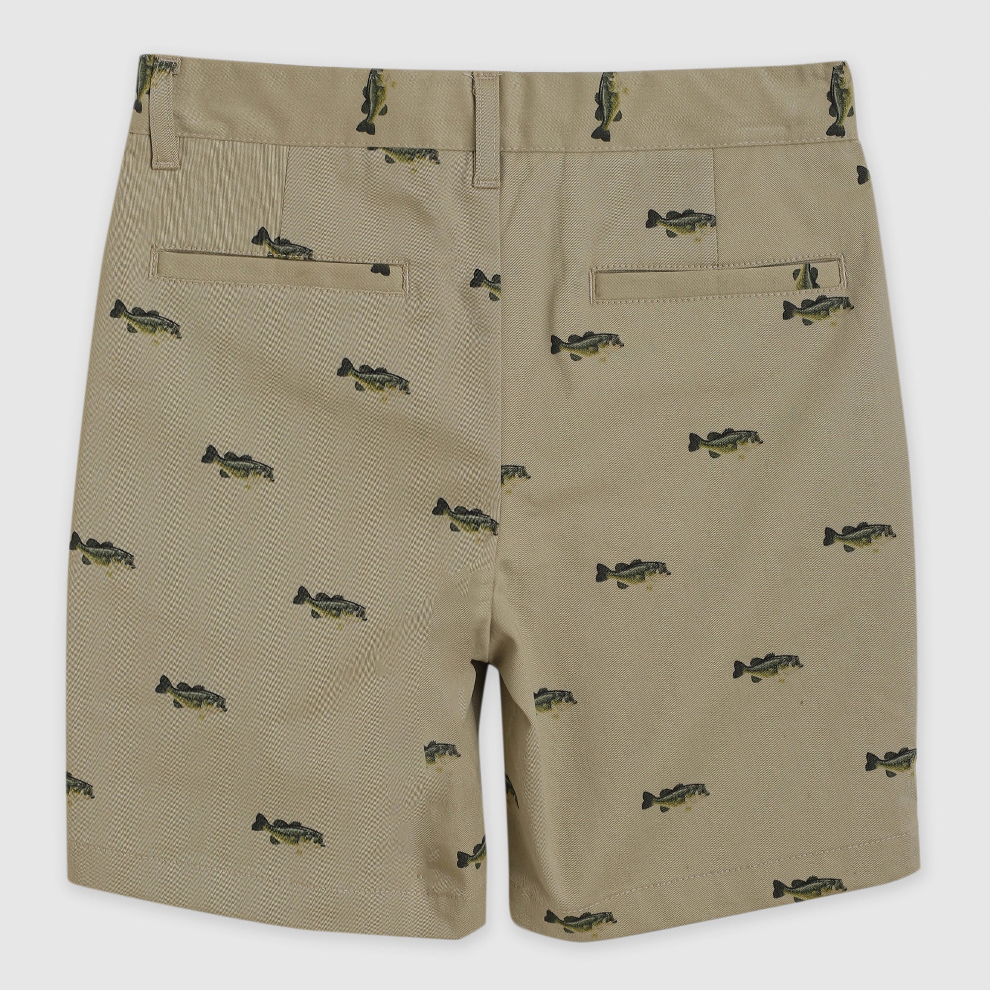 Reid Printed Fish Chino Shorts