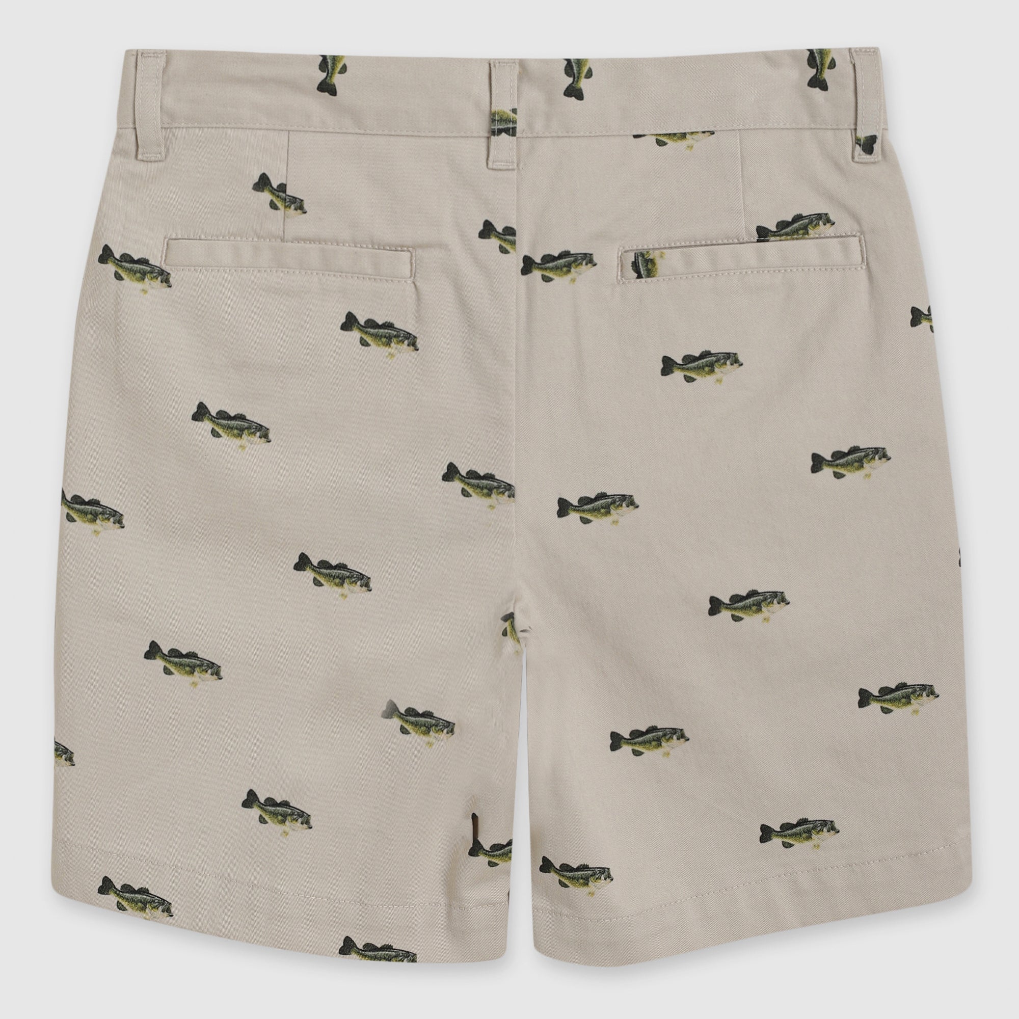 Reid Printed Fish Chino Shorts