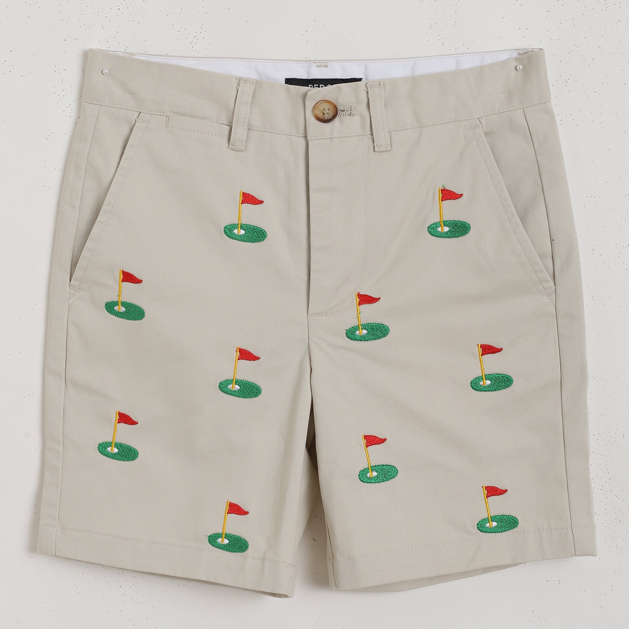 Oakmont Embroidered Golf Chino Shorts