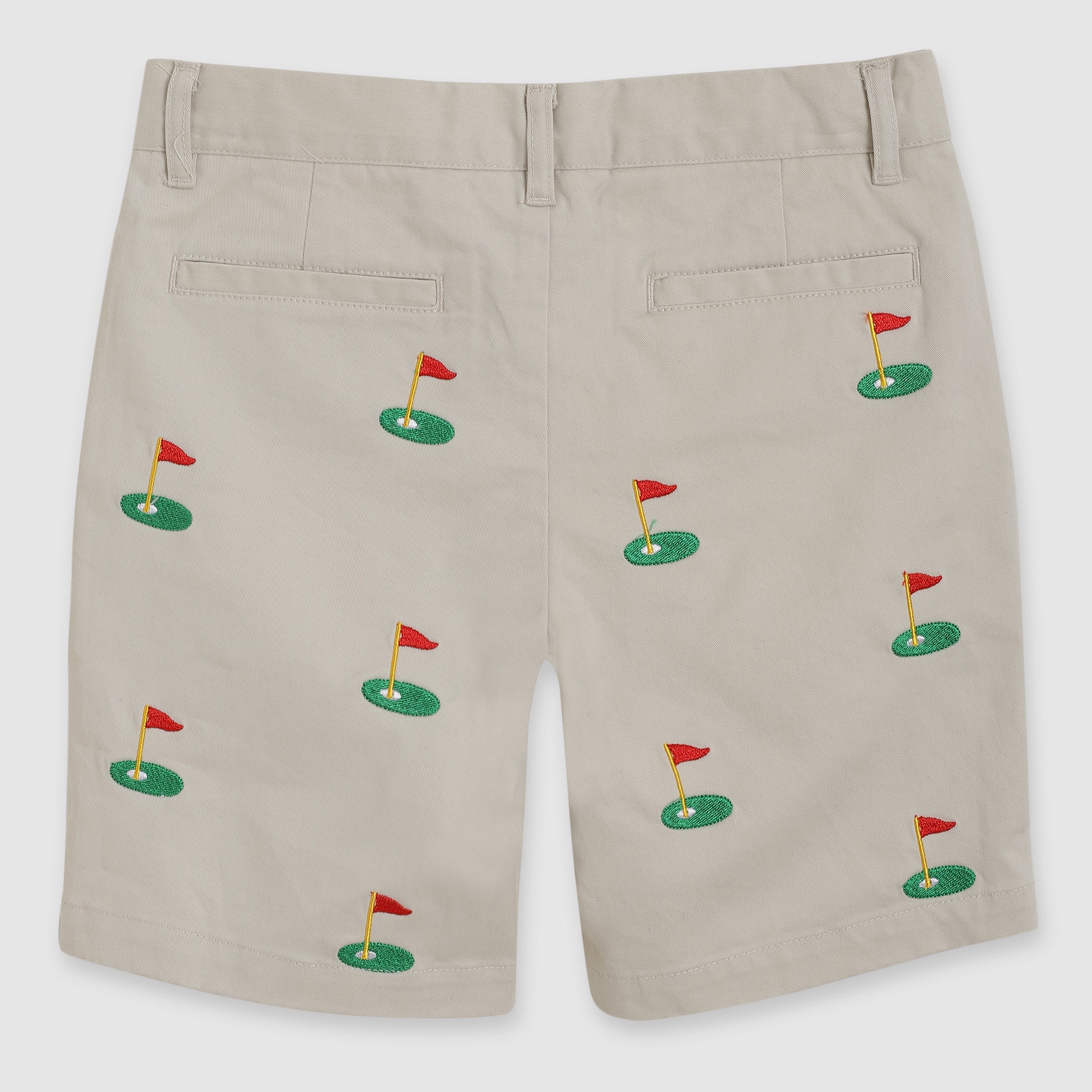 Oakmont Embroidered Golf Chino Shorts