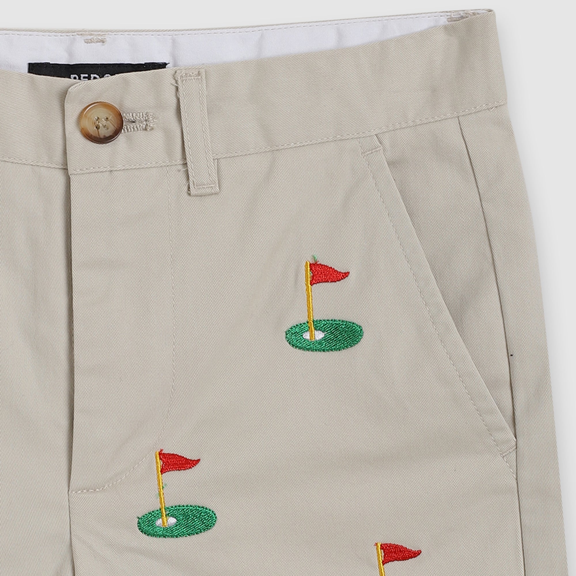 Oakmont Embroidered Golf Chino Shorts