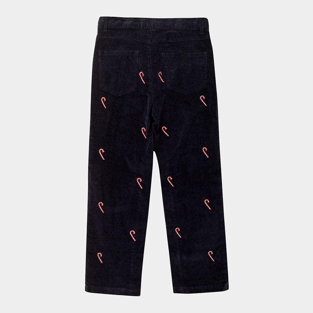 Cape Cod Embroidered Candy Cane Corduroy Trouser