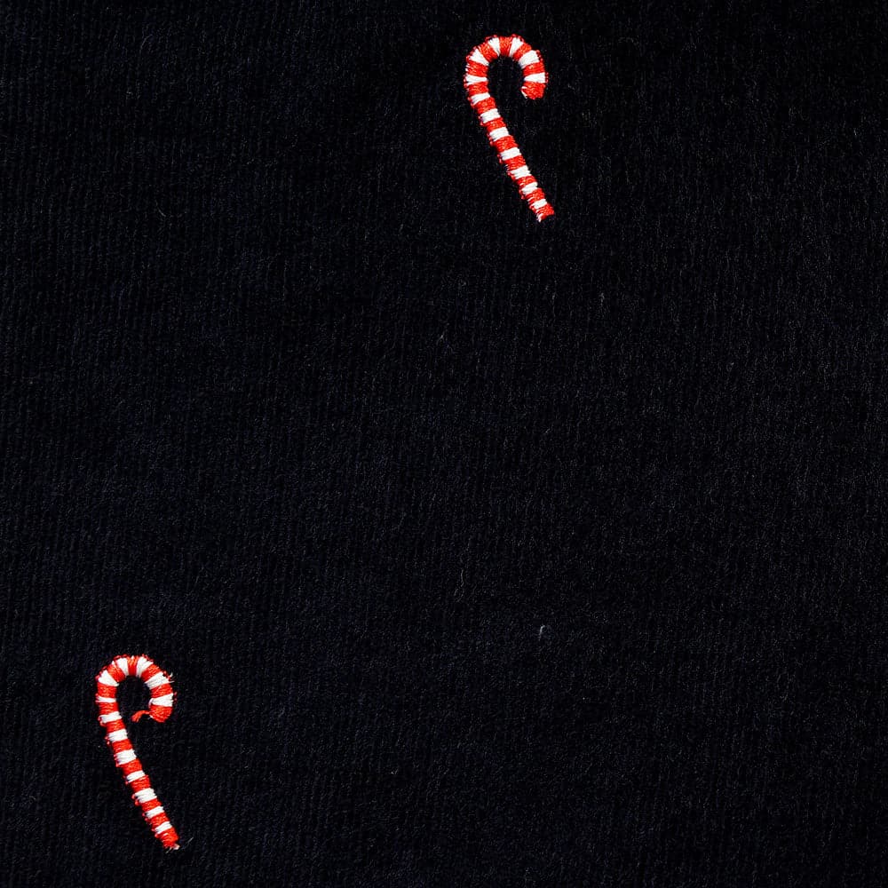 Cape Cod Embroidered Candy Cane Corduroy Trouser