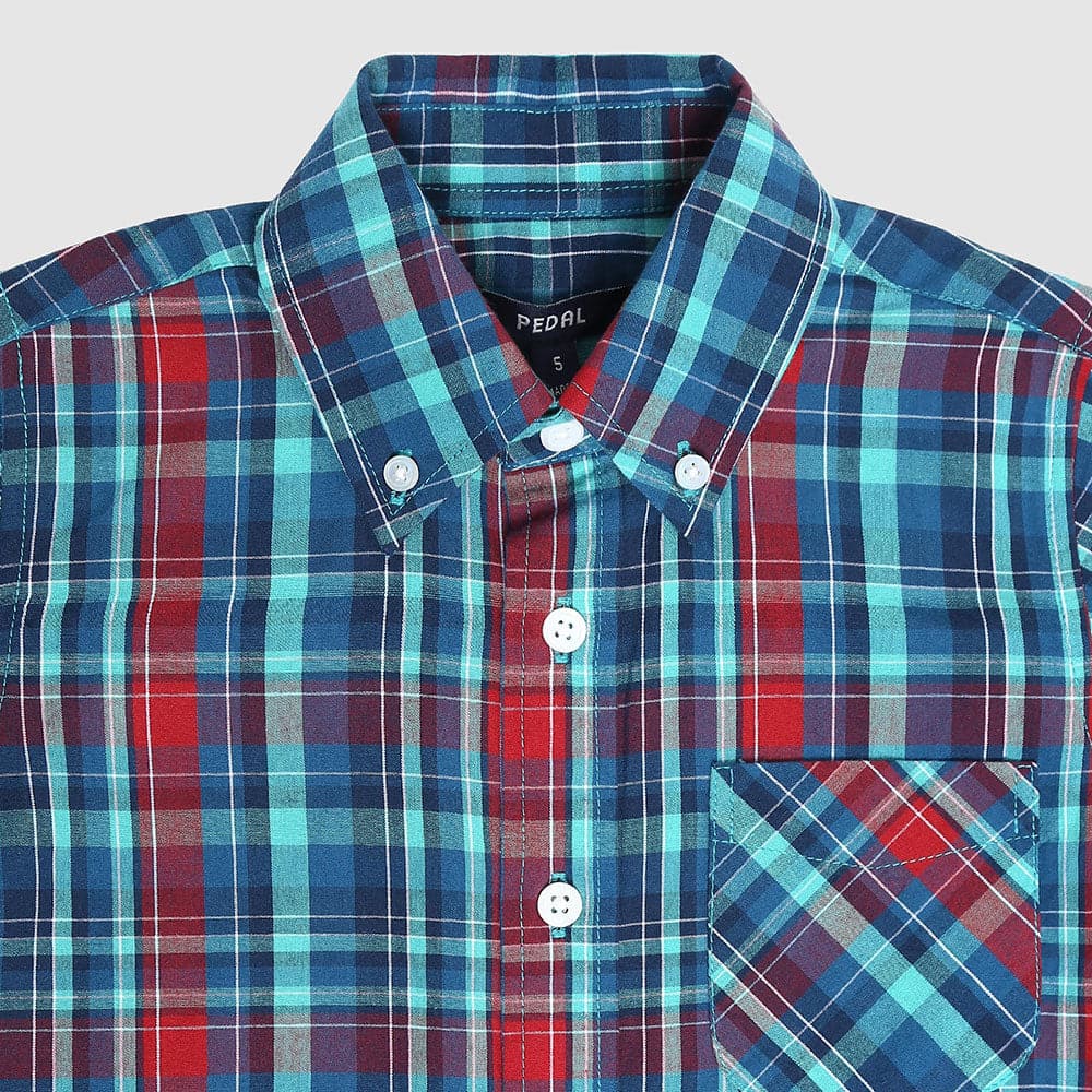 Kensington Green / Red Button Down Shirt
