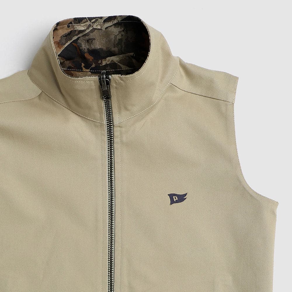 Union Reversible Beige / Camo Vest