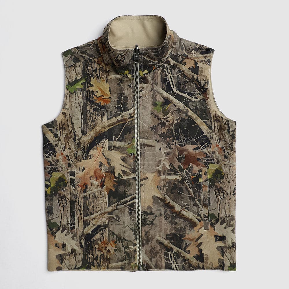 Union Reversible Beige / Camo Vest